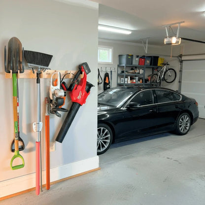 Heavy-Duty Garage Tool Hook Rack