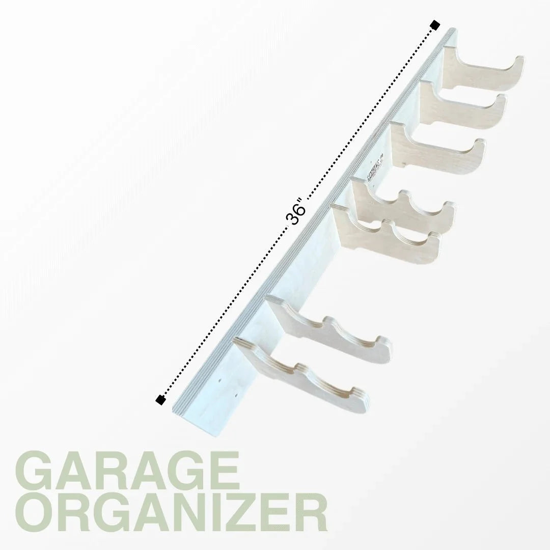 Heavy-Duty Garage Tool Hook Rack