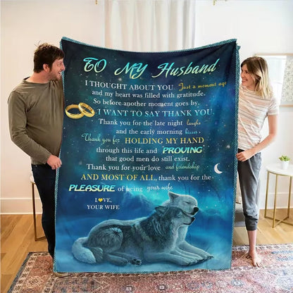 SPECIAL BLANKET FOR HUSBAND