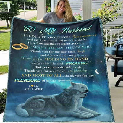 SPECIAL BLANKET FOR HUSBAND