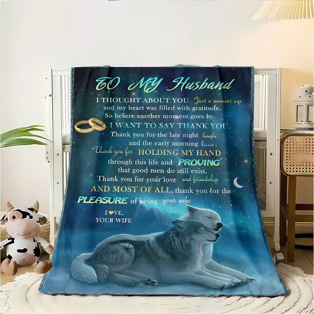 SPECIAL BLANKET FOR HUSBAND