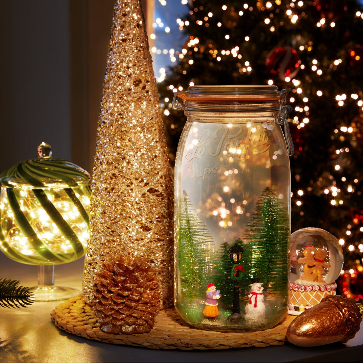 Glass Jars With Stainless Wire-Bail Clamp Lid