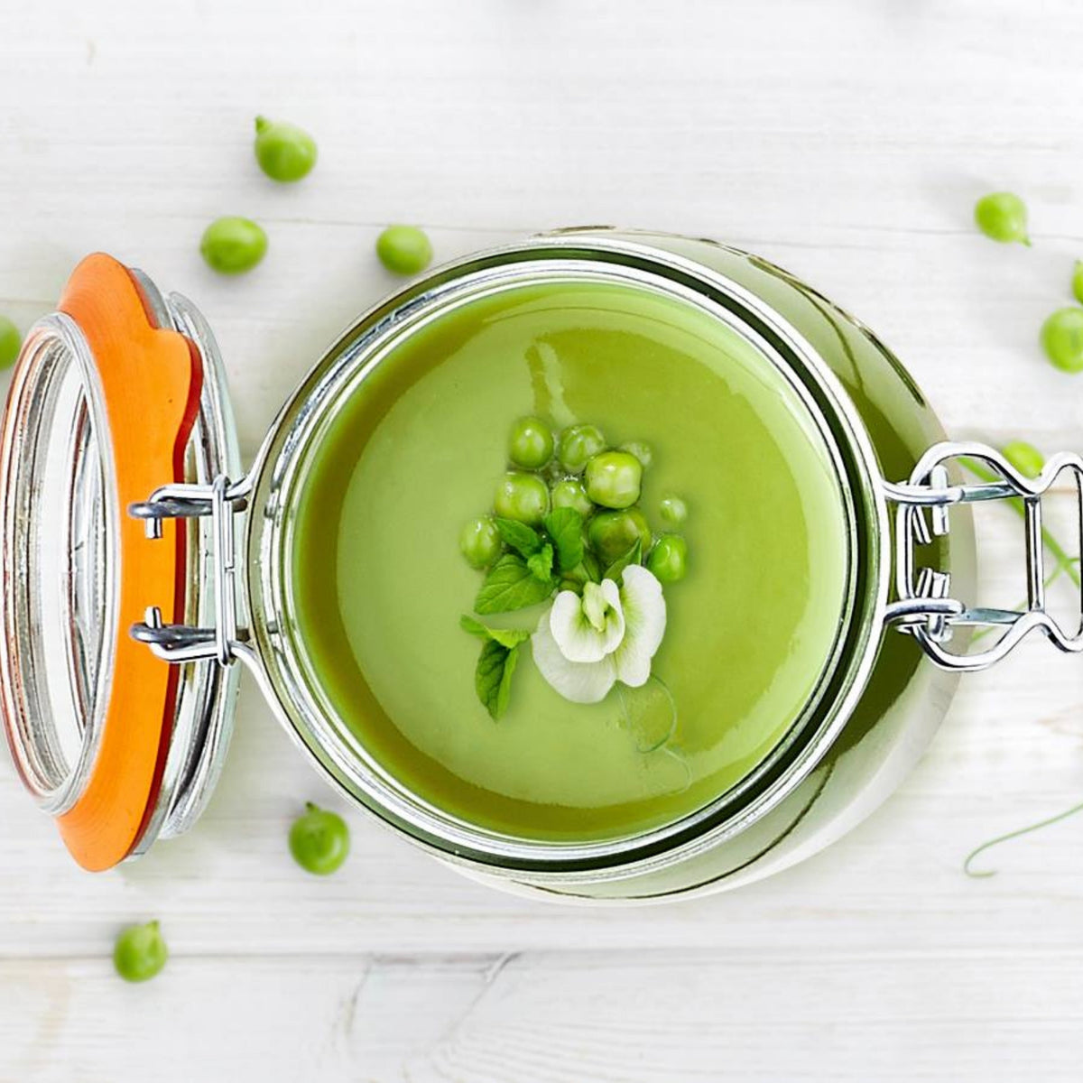 Glass Jars With Stainless Wire-Bail Clamp Lid