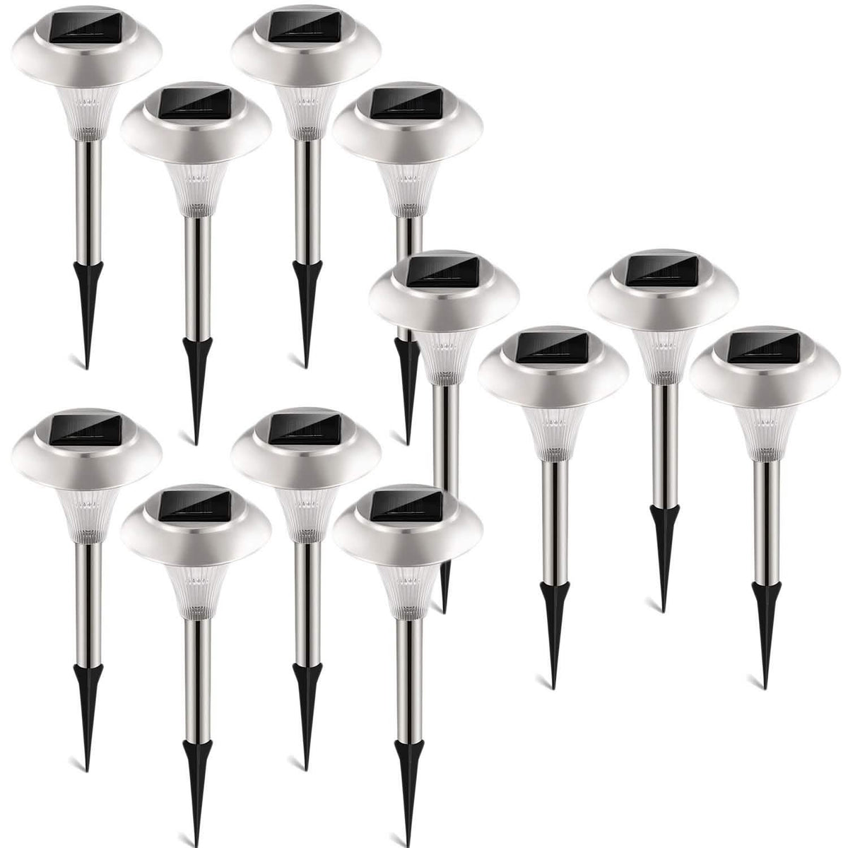 Assorted Color Landscape Solar Lamps
