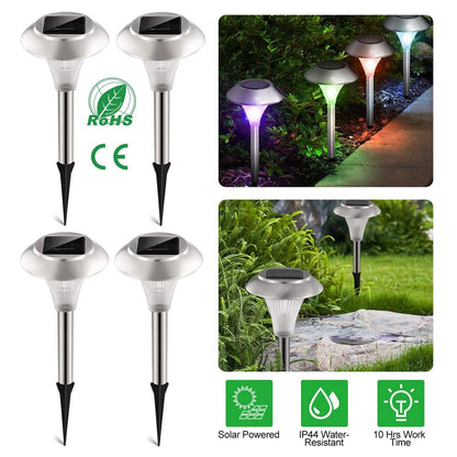 Assorted Color Landscape Solar Lamps