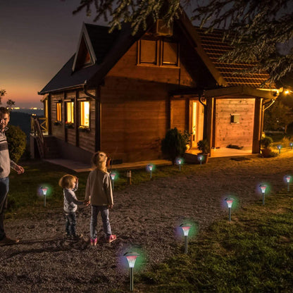 Assorted Color Landscape Solar Lamps
