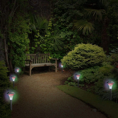 Assorted Color Landscape Solar Lamps