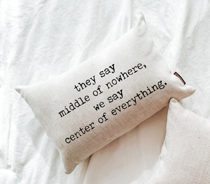Center of Everything Pillow