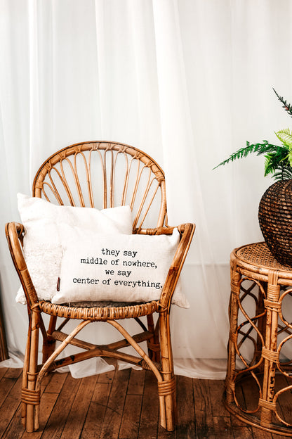 Center of Everything Pillow