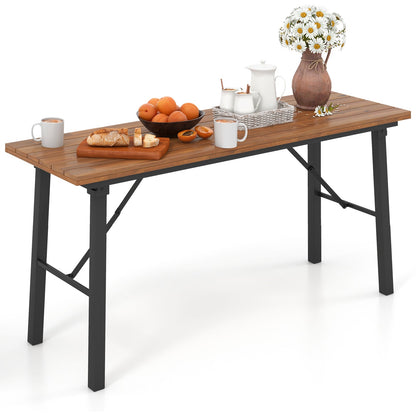 Outdoor Dining Table And Benches