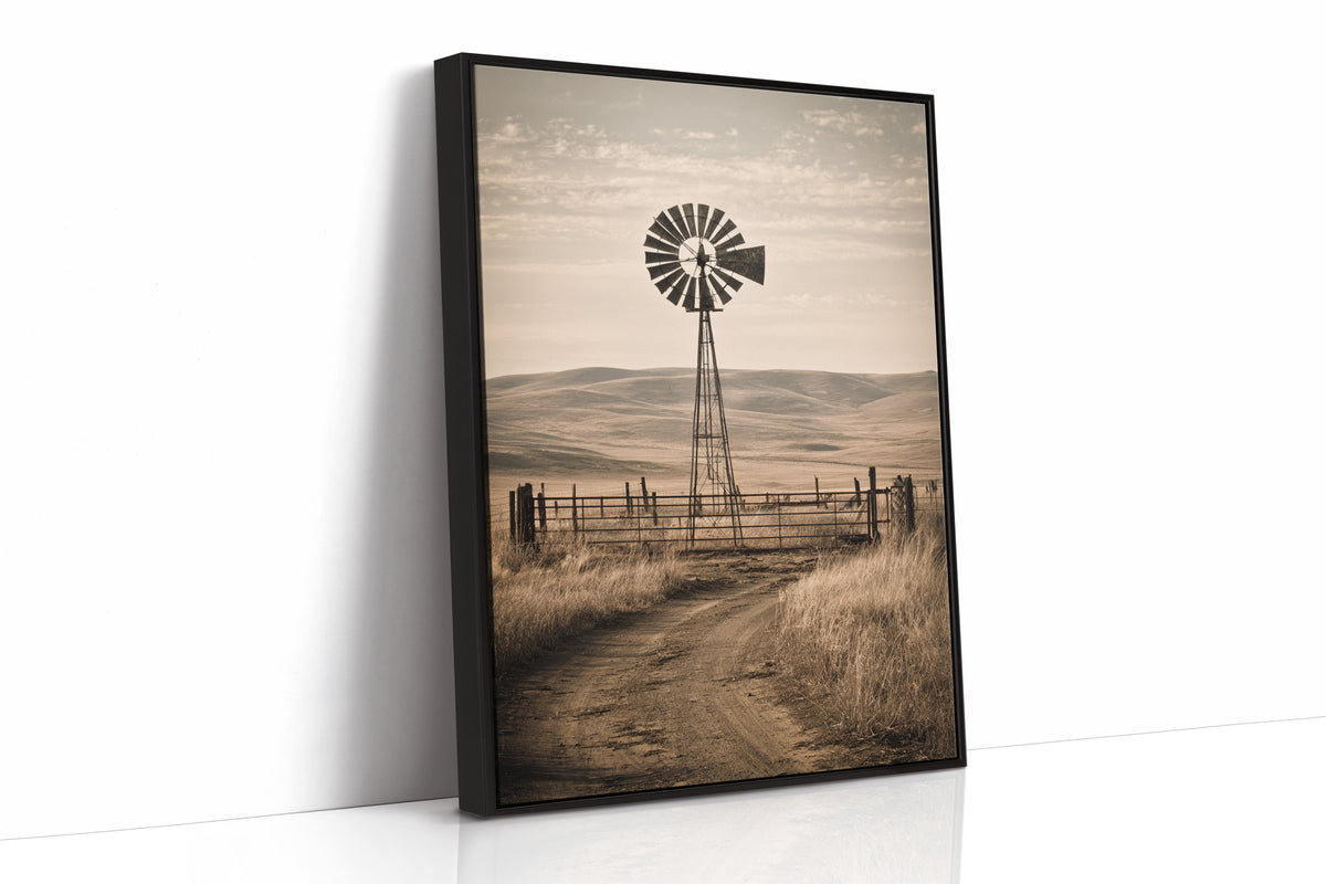 Windmill's Silent Vigil