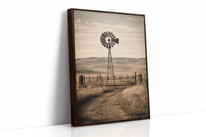 Windmill's Silent Vigil