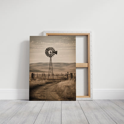 Windmill's Silent Vigil